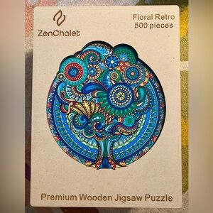 ZenChalet Tree if Life Mandala Puzzle, 500 pieces, complete